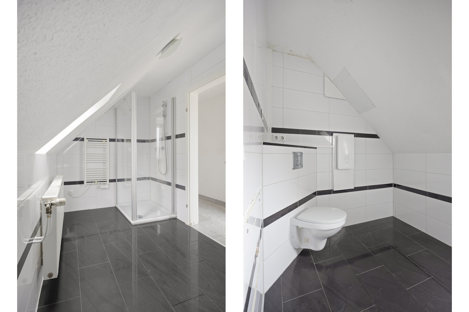 Dachgeschosswohnung Bad Oeynhausen – Badezimmer
