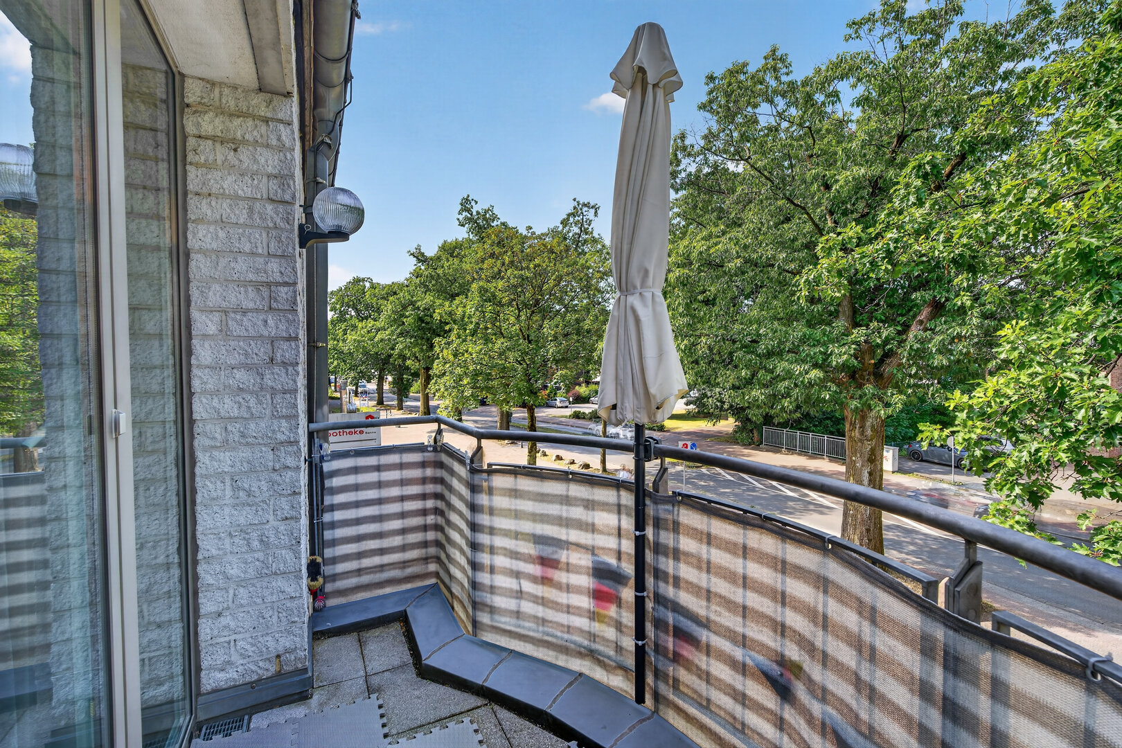 2,5-Zimmer-Wohnung Bielefeld-Senne – Südloggia mit Blick ins Grüne