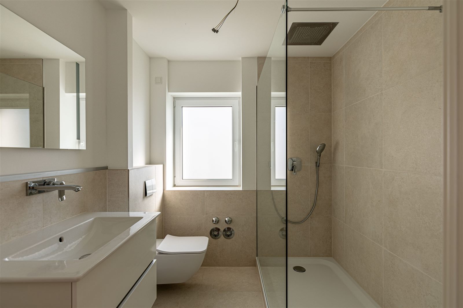 Münster St. Mauritz – Badezimmer Regendusche